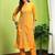 Women Floral Embroidered Regular Thread Work Pure Cotton Kurta with Trousers