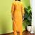 Women Floral Embroidered Regular Thread Work Pure Cotton Kurta with Trousers
