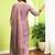 Women Ethnic Motifs Embroidered Regular Thread Work Kurta with Palazzos & With Dupatta
