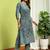 Women Floral Embroidered Regular Thread Work Pure Cotton Kurta with Trousers