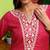 Women Printed Regular Thread Work Pure Cotton Kurta with Trousers & With Dupatta