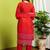 Women Ethnic Motifs Printed Regular Thread Work Kurta with Trousers & With Dupatta