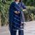 Women Dyed Angrakha Kurta with Trousers & With Dupatta