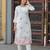 Women Floral Printed Regular Pure Silk Kurta with Trousers