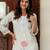 Women Floral Printed Regular Thread Work Pure Silk Kurta with Trousers