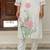 Women Floral Printed Regular Thread Work Pure Silk Kurta with Trousers