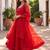Women Empire Thread Work Kurta with Trousers & With Dupatta