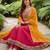 Women Embroidered Empire Thread Work Kurta with Trousers & With Dupatta