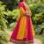 Women Embroidered Empire Thread Work Kurta with Trousers & With Dupatta