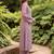 Women Embroidered Regular Mirror Work Silk Crepe Kurta with Trousers & With Dupatta