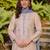 Women Embroidered Regular Mirror Work Chanderi Silk Kurta with Trousers & Dupatta