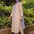 Women Embroidered Regular Mirror Work Chanderi Silk Kurta with Trousers & Dupatta