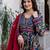 Women Floral Printed Cotton Kurta with Palazzo & Dupatta