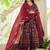Floral Printed Layered Pure Cotton Festive Kurta With Palazzos & Dupatta
