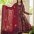 Floral Printed Layered Pure Cotton Festive Kurta With Palazzos & Dupatta