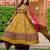 Women Floral Printed Cotton Anarkali Kurta with Trousers & Dupatta
