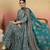 Women Floral Printed Angrakha Kurta with Palazzos & With Dupatta