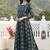 Women Ethnic Motifs Printed Tiered Thread Work Pure Cotton Kurta with Trousers & With Dupatta