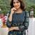 Women Ethnic Motifs Printed Tiered Thread Work Pure Cotton Kurta with Trousers & With Dupatta