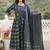 Women Ethnic Motifs Printed Tiered Thread Work Pure Cotton Kurta with Trousers & With Dupatta