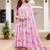 Women Floral Printed Empire Pure Cotton Kurta with Trousers & With Dupatta