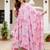 Women Floral Printed Empire Pure Cotton Kurta with Trousers & With Dupatta