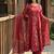 Women Ethnic Motifs Printed Empire Mirror Work Pure Cotton Kurta with Palazzos & With Dupatta