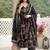 Women Floral Printed Angrakha Pure Cotton Kurta with Trousers & With Dupatta
