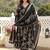 Women Floral Printed Angrakha Pure Cotton Kurta with Trousers & With Dupatta