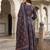 Ethnic Motifs Printed Angrakha Thread Work Pure Cotton Kurta with Trousers & Dupatta