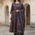 Ethnic Motifs Printed Angrakha Thread Work Pure Cotton Kurta with Trousers & Dupatta