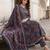 Ethnic Motifs Printed Angrakha Thread Work Pure Cotton Kurta with Trousers & Dupatta