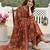 Women Ethnic Motifs Printed Angrakha Thread Work Pure Cotton Kurta with Trousers & With Dupatta