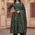 Women Floral Printed Empire Pure Cotton Kurta with Trousers & With Dupatta