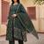 Women Floral Printed Empire Pure Cotton Kurta with Trousers & With Dupatta
