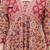 Women Floral Printed Layered Mirror Work Pure Cotton Kurta with Trousers & With Dupatta