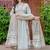 Women Floral Printed Empire Mirror Work Pure Cotton Kurta with Trousers & With Dupatta