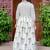 Women Floral Printed Empire Mirror Work Pure Cotton Kurta with Trousers & With Dupatta