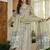 Women Ethnic Motifs Mirror Work Pure Cotton Kurta with Trousers & With Dupatta