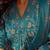 Floral Printed Pleated Anarkali Kurta with Trousers & Dupatta