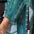 Floral Printed Pleated Anarkali Kurta with Trousers & Dupatta
