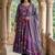 Women Floral Printed Tiered Pure Cotton Kurta with Trousers & With Dupatta