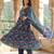 Women Floral Printed Tiered Pure Cotton Kurta with Trousers & With Dupatta