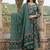 Women Floral Printed Tiered Pure Cotton Kurta with Trousers & With Dupatta