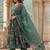 Women Floral Printed Tiered Pure Cotton Kurta with Trousers & With Dupatta