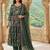 Women Floral Printed Tiered Pure Cotton Kurta with Trousers & With Dupatta