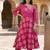 Women Ethnic Motifs Printed Angrakha Pure Cotton Kurta with Trousers & With Dupatta