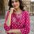 Women Ethnic Motifs Printed Angrakha Pure Cotton Kurta with Trousers & With Dupatta