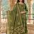 Women Ethnic Motifs Printed Angrakha Pure Cotton Kurta with Trousers & With Dupatta