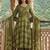 Women Ethnic Motifs Printed Angrakha Pure Cotton Kurta with Trousers & With Dupatta